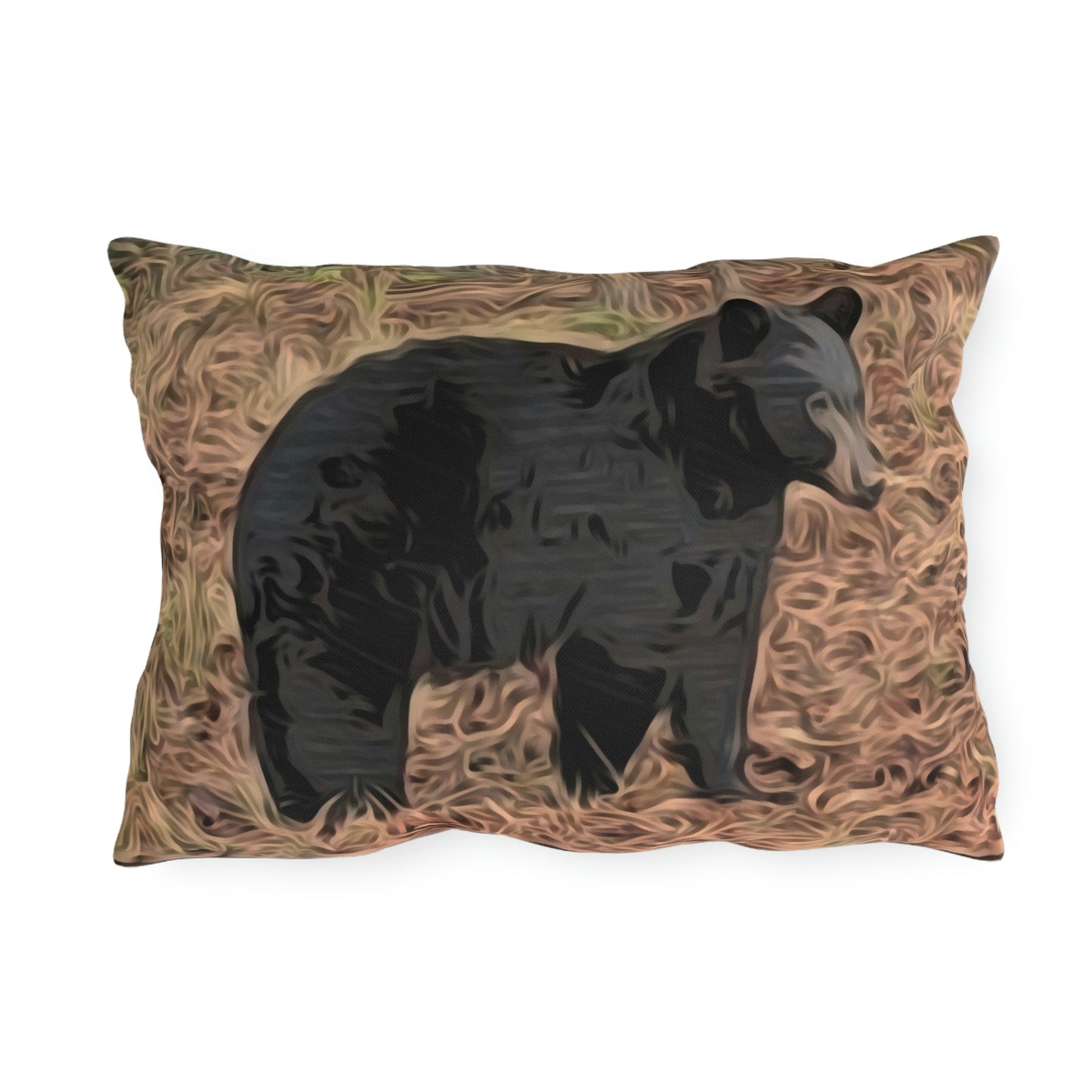 Louisiana Black Bear Outdoor Pillow