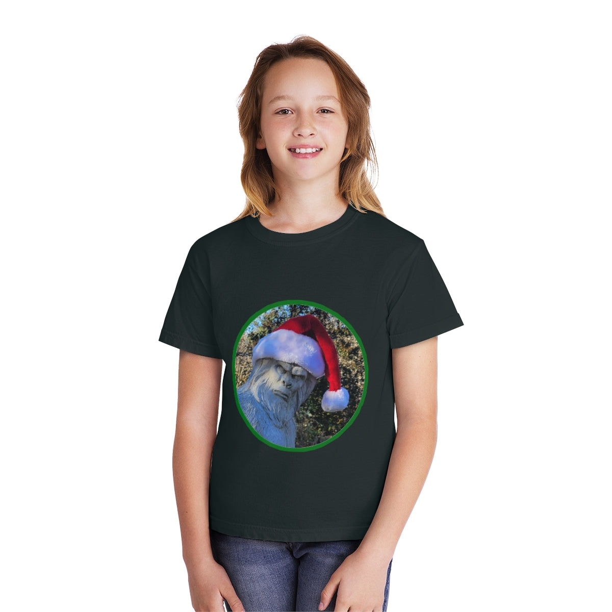 Youth Bigfoot Santa Tee