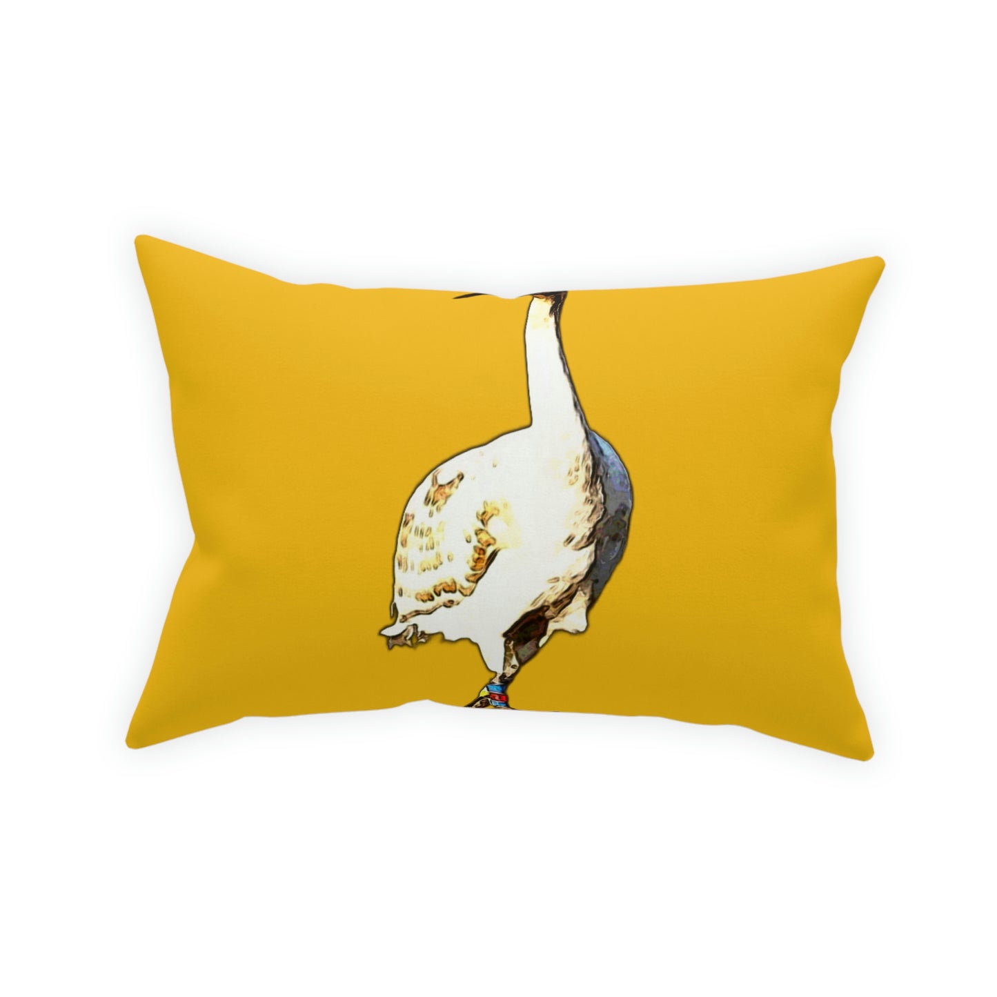 Whooping Crane Broadcloth Pillow