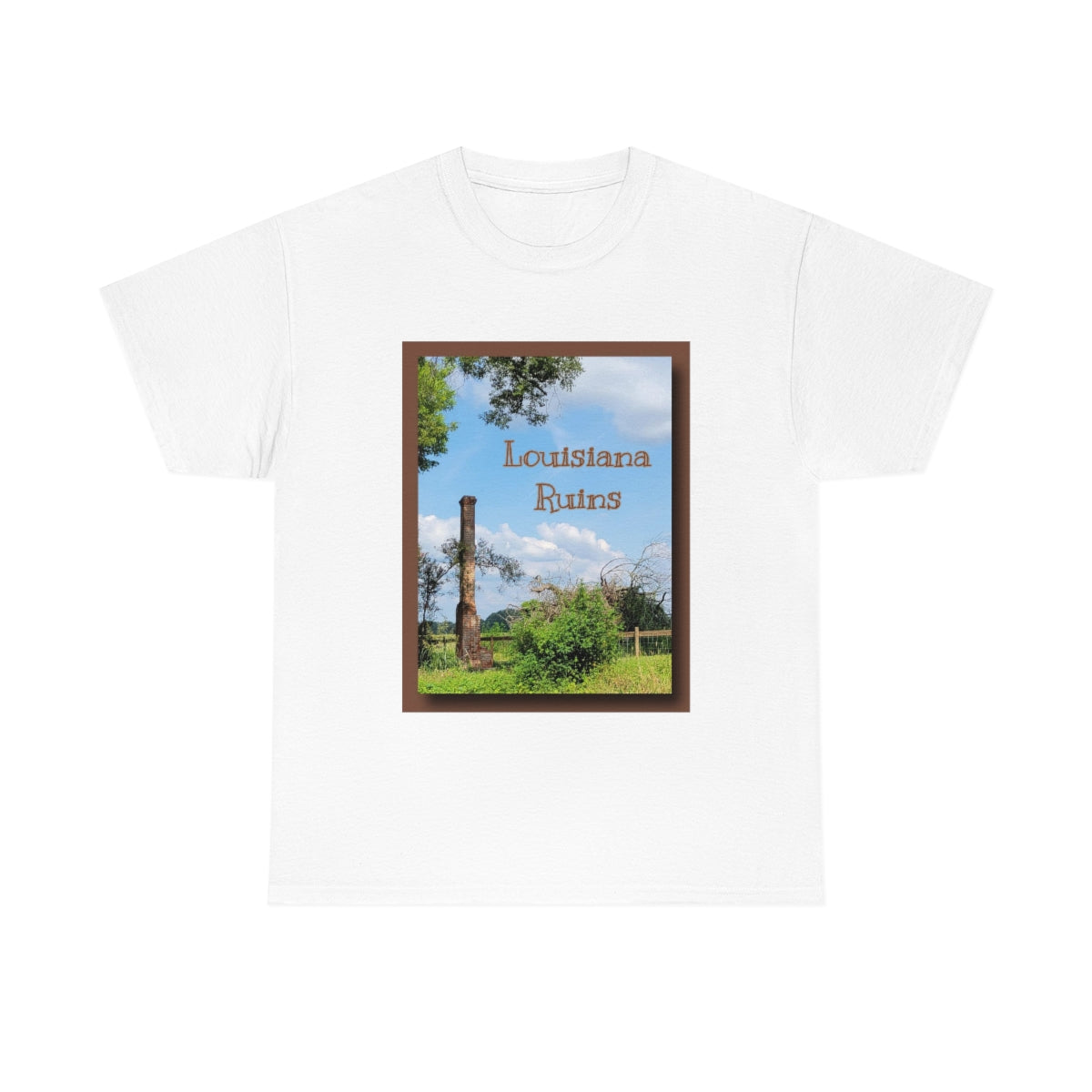 Unisex Louisiana Ruins Heavy Cotton Tee