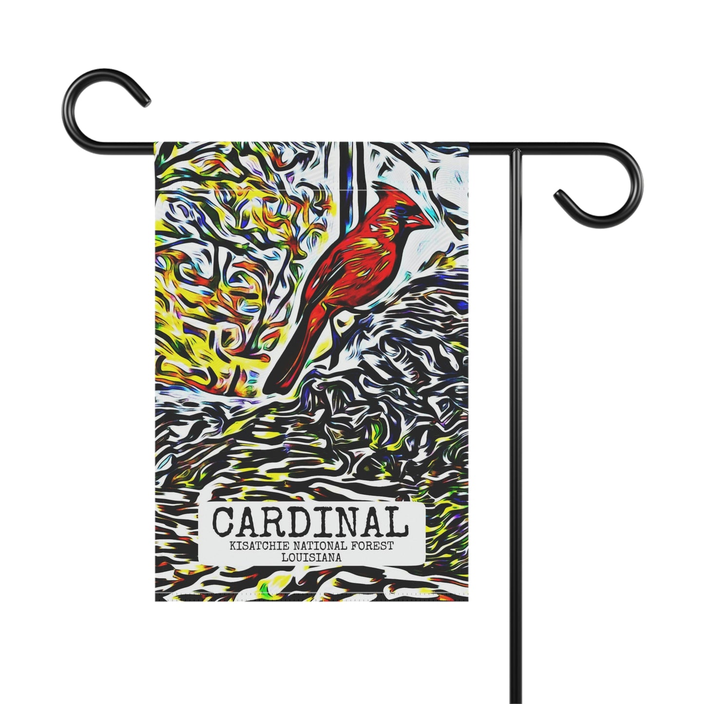 Cardinal in Kisatchie Garden & House Banner