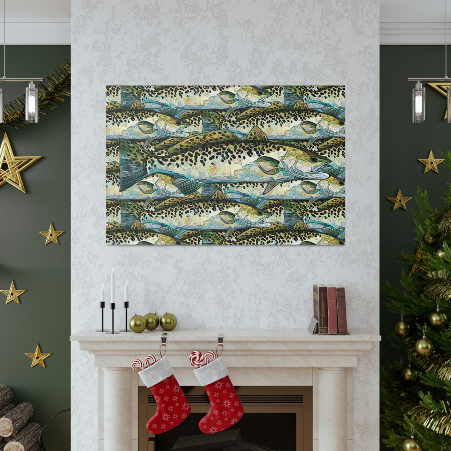 Speckled Trout Canvas Gallery Wraps