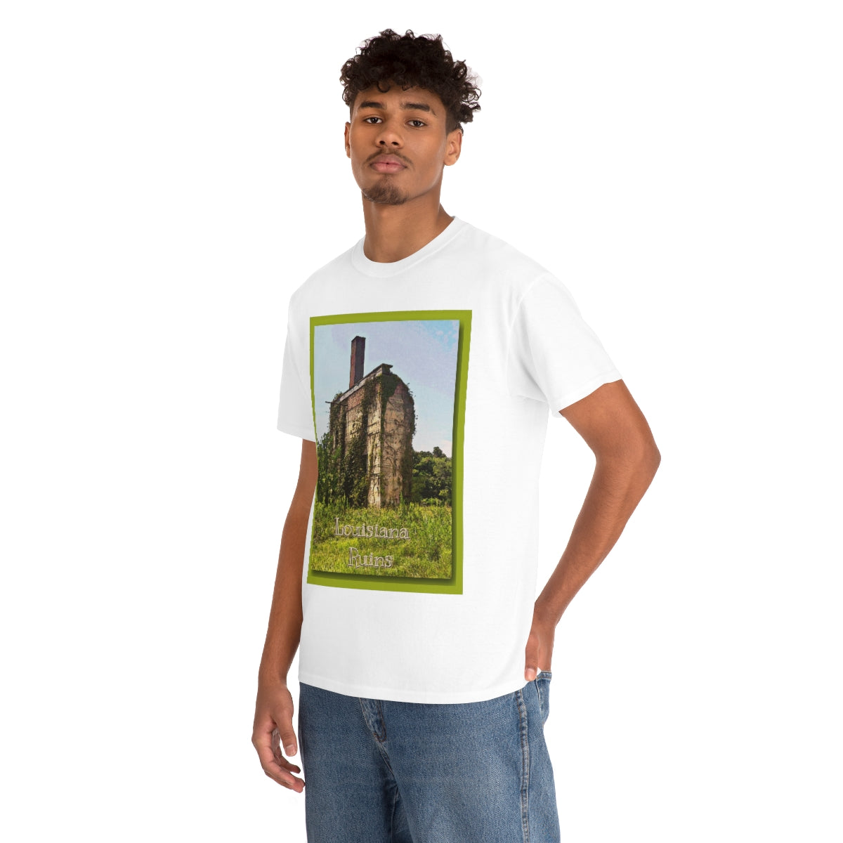 Louisiana Ruins Heavy Cotton Tee