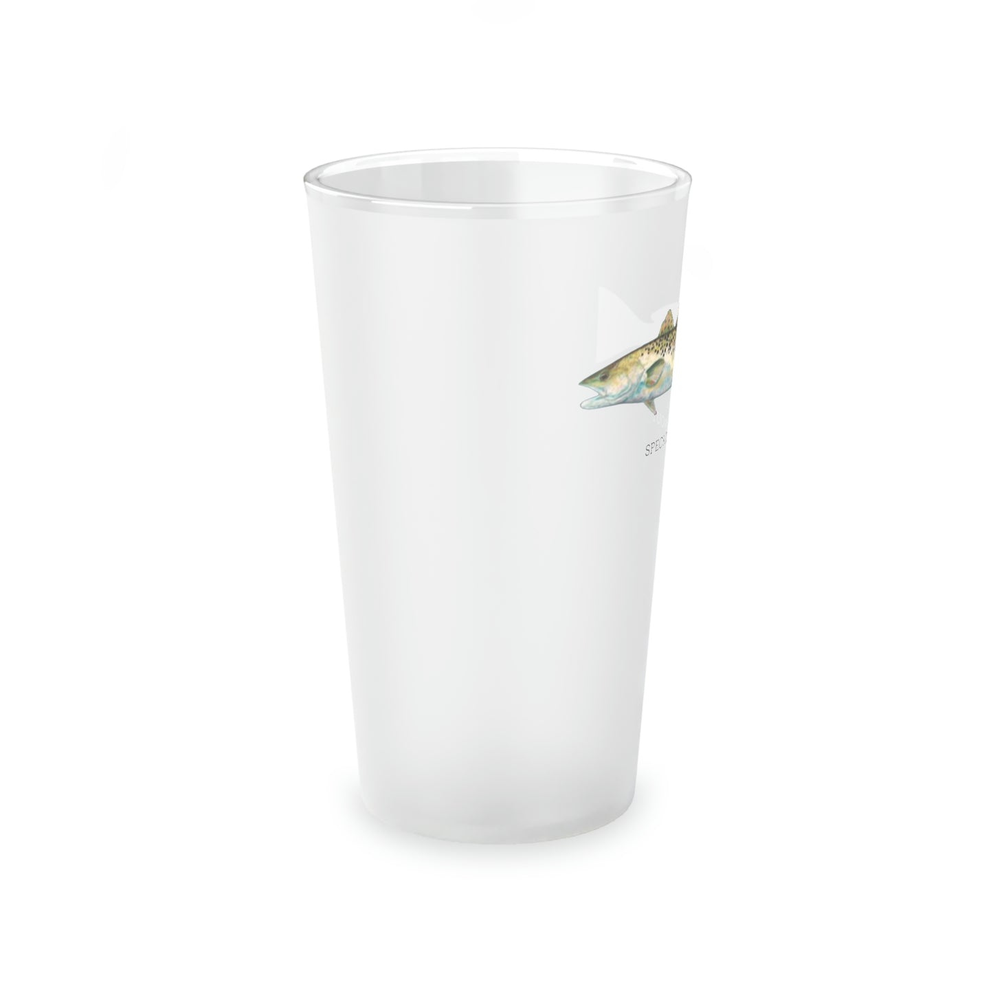 Speckled Trout Frosted Pint Glass, 16oz