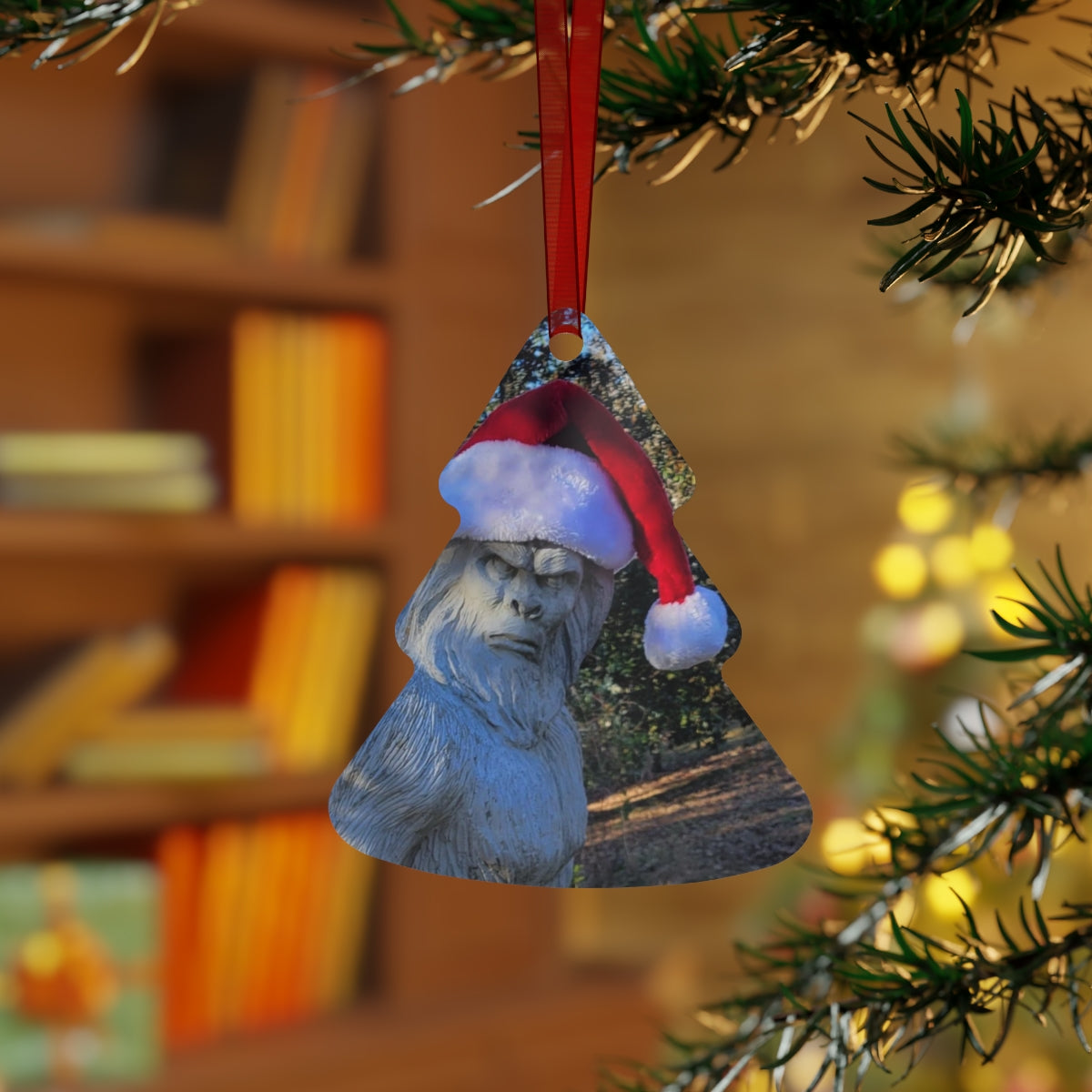 Metal Bigfoot Ornaments