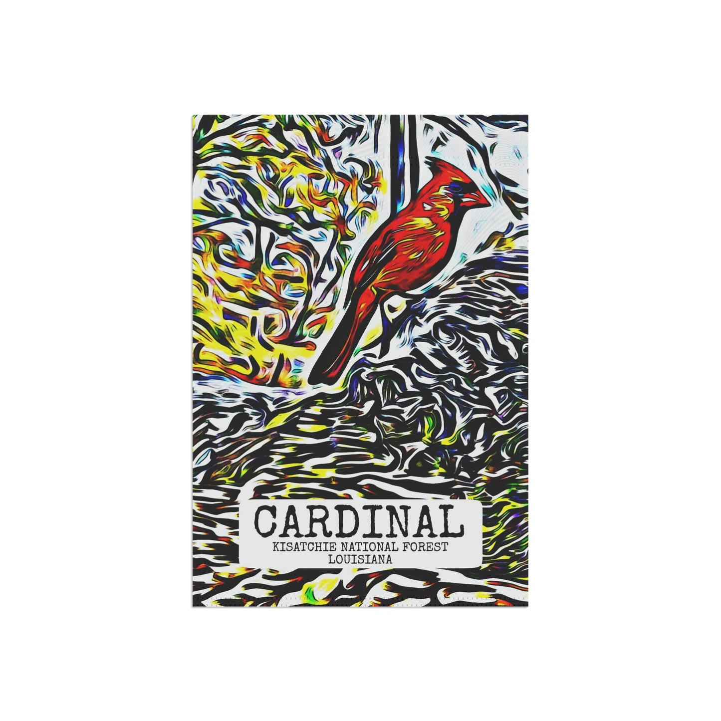 Cardinal in Kisatchie Garden & House Banner