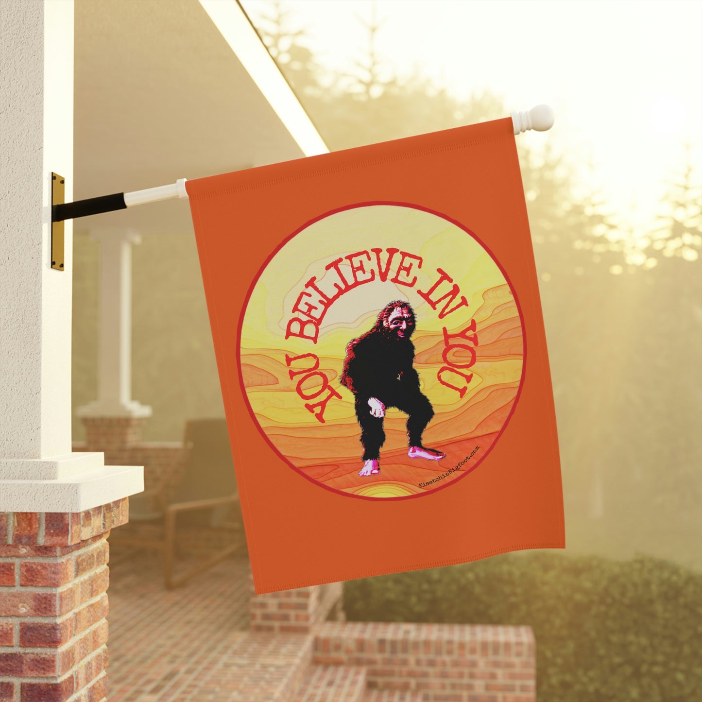 Bigfoot's Believe in You Garden & House Banner