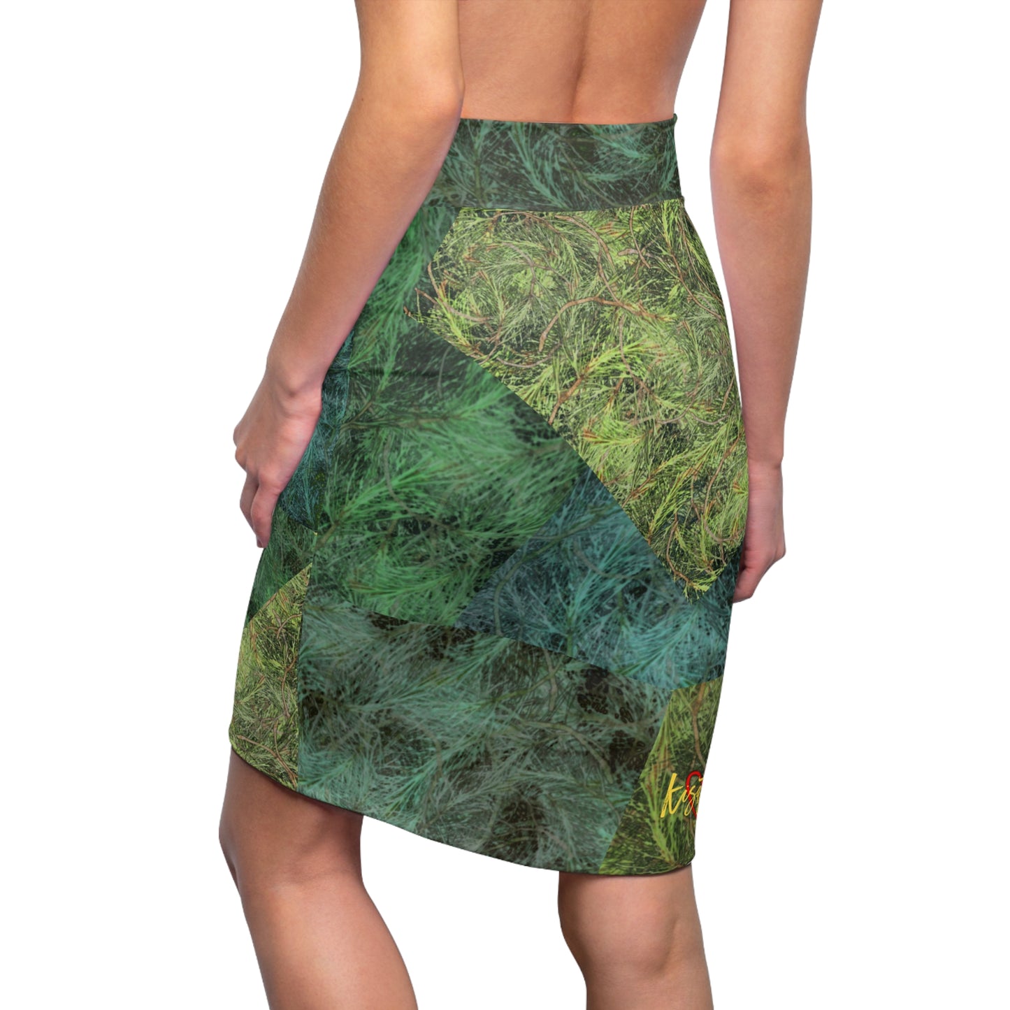 Kisatchie Pine Needles Pencil Skirt