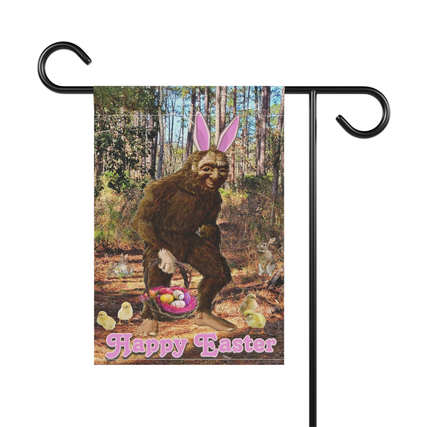 Easter Bigfoot Garden & House Banner