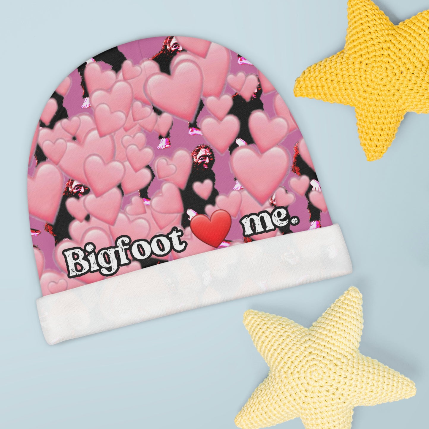 Bigfoot's Val Day Baby Beanie