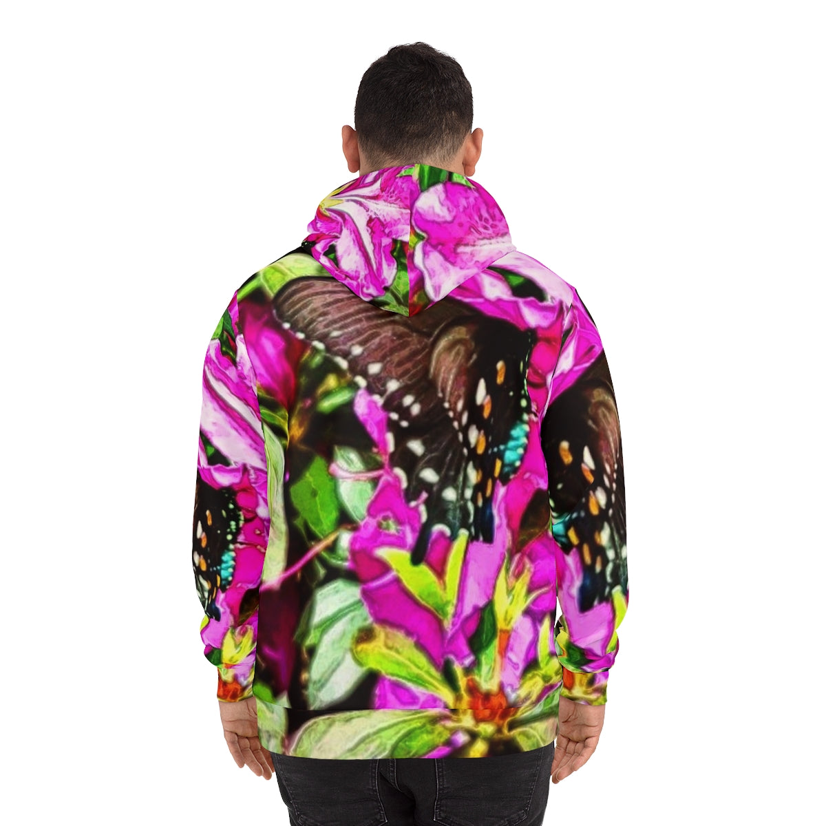 Louisiana Azaleas and Butterflies Hoodie