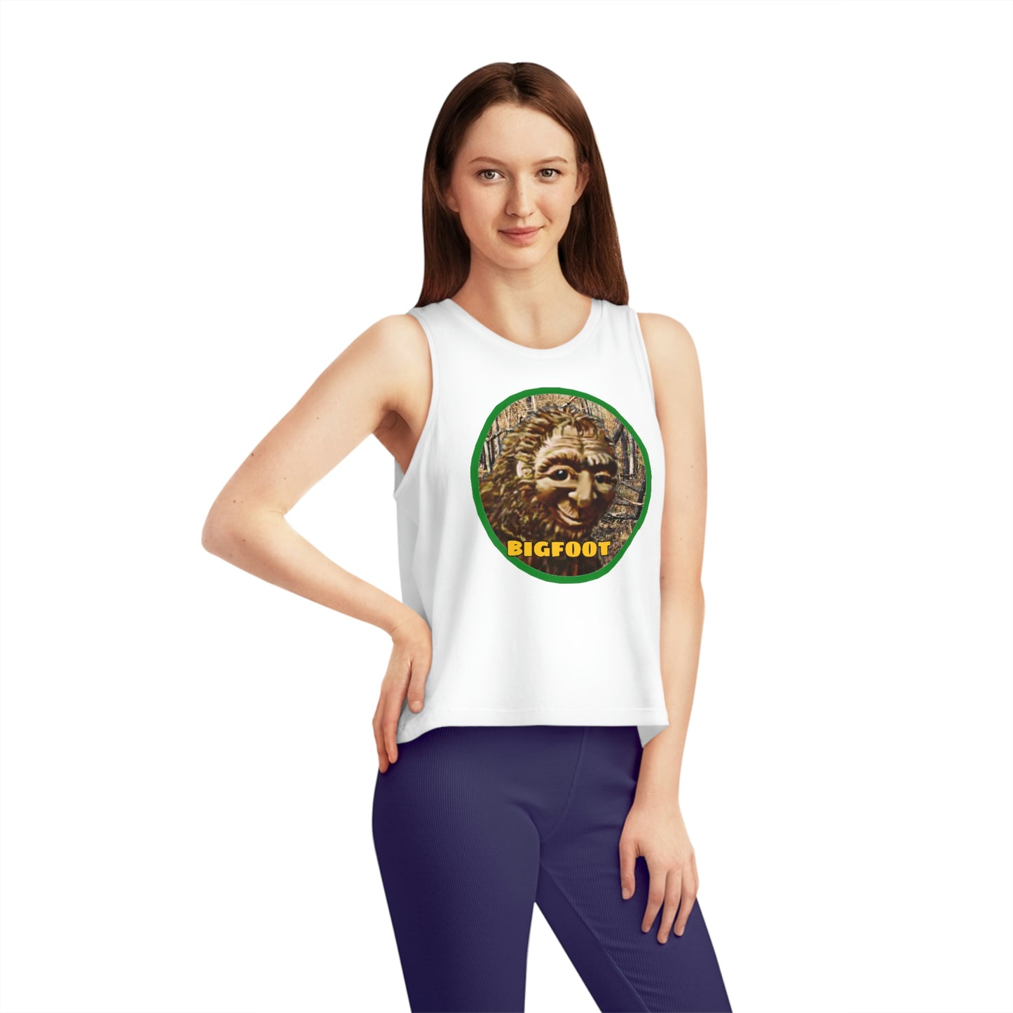 Women's Bigfoot Dancer Cropped Tank Top