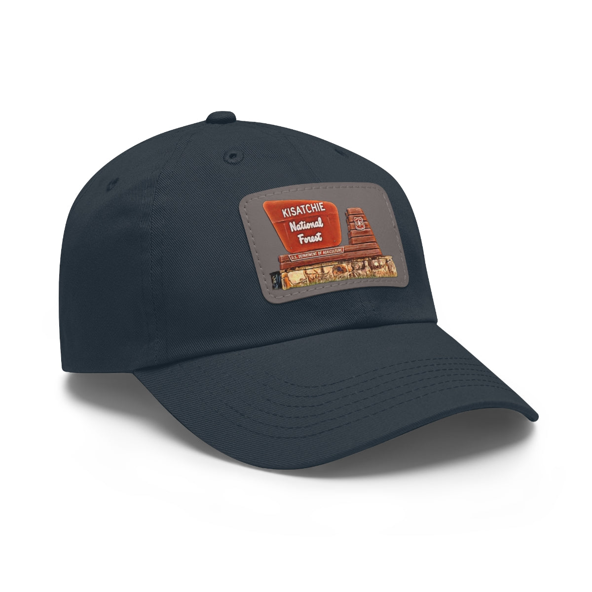 Dad Cap with Leather KNF Patch