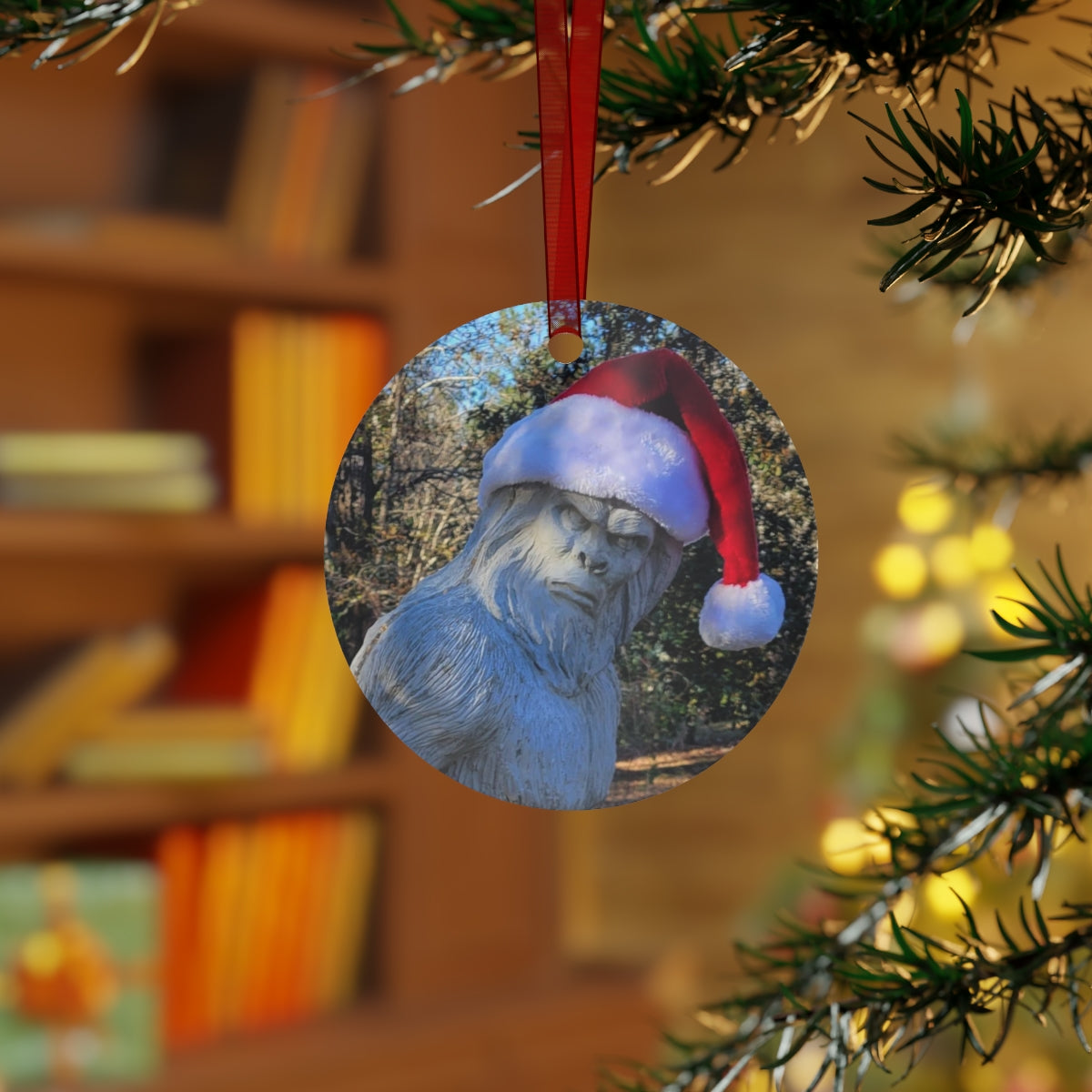 Metal Bigfoot Ornaments