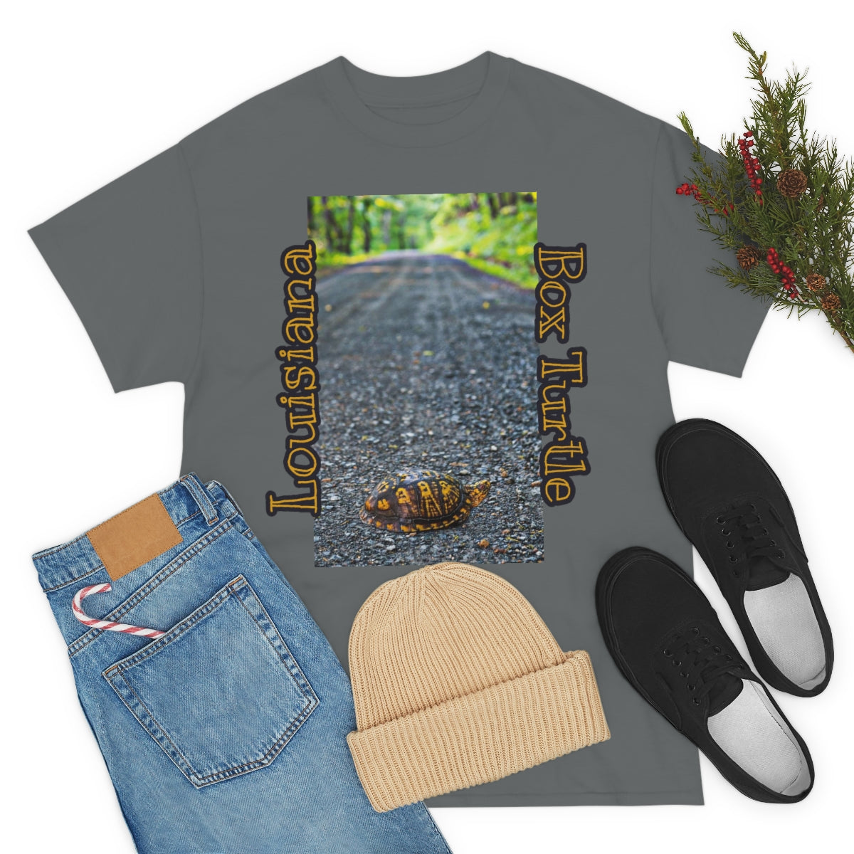 Louisiana Box Turtle Heavy Cotton Tee