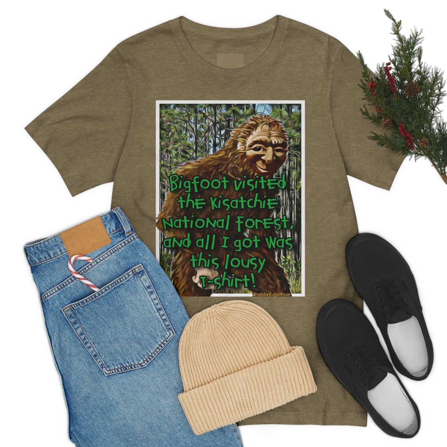 Unisex Kisatchie Bigfoot Jersey Tee