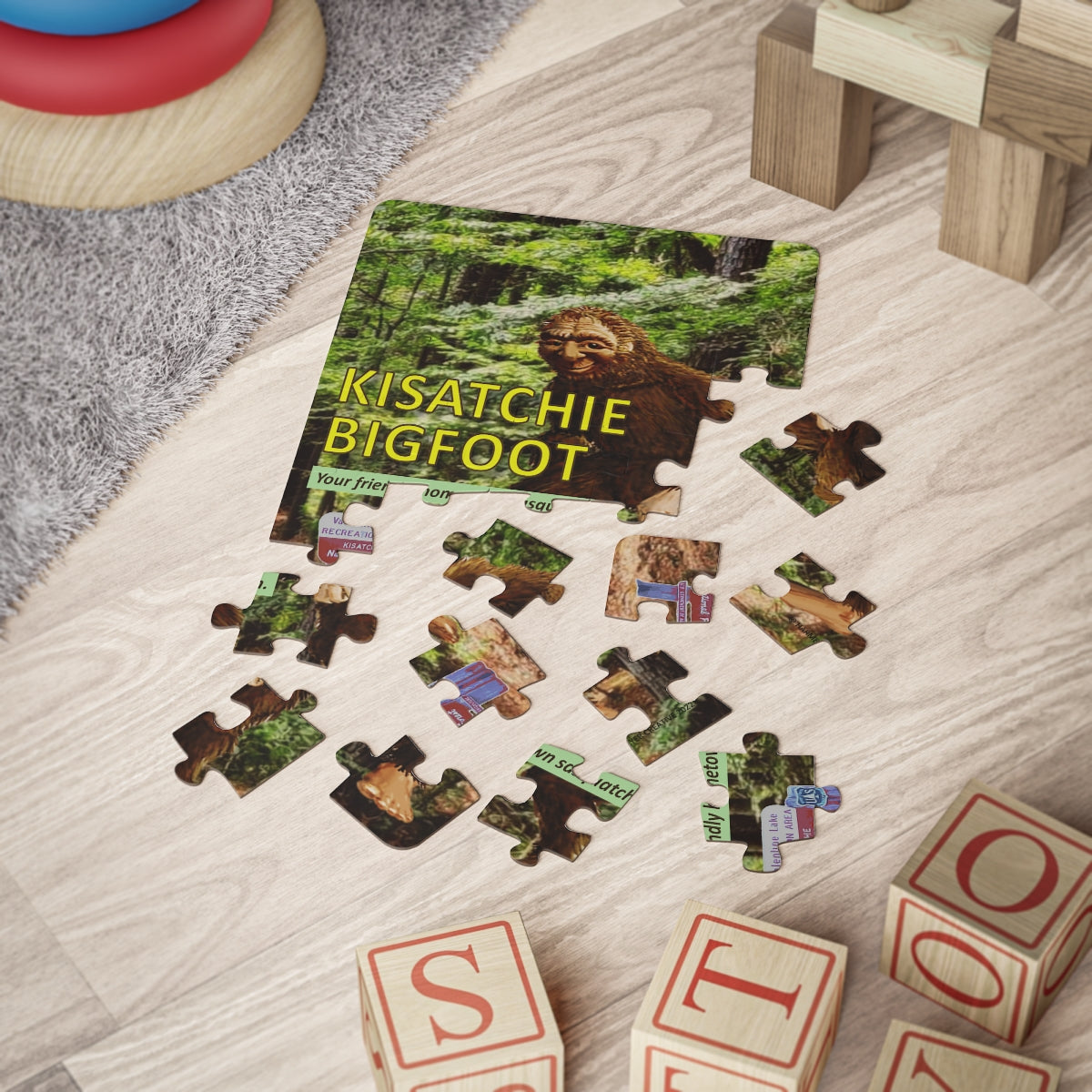 Kids Kisatchie Bigfoot Puzzle, 30-Piece