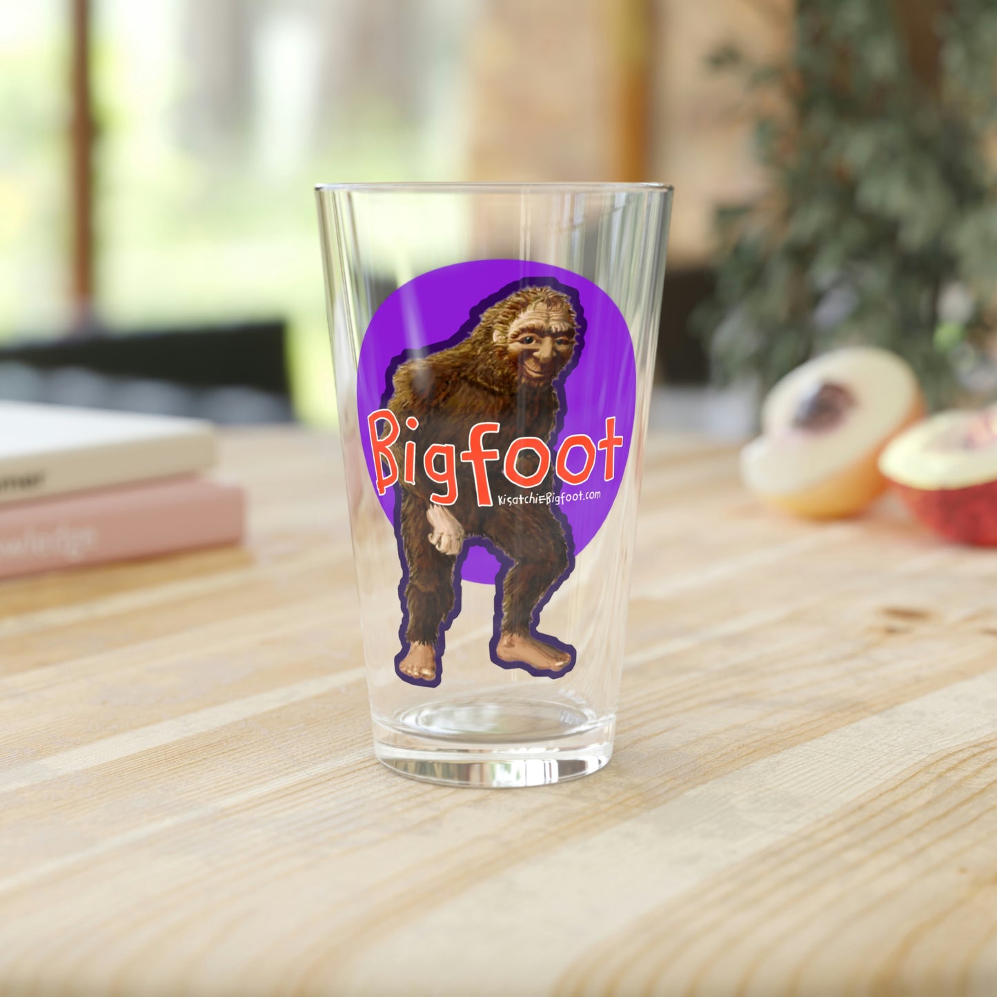 Bigfoot Clear Pint Glass