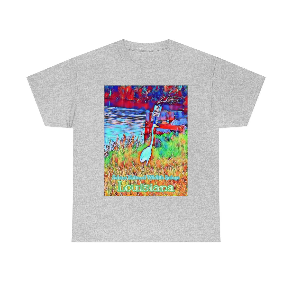 Unisex Louisiana Egret Heavy Cotton Tee