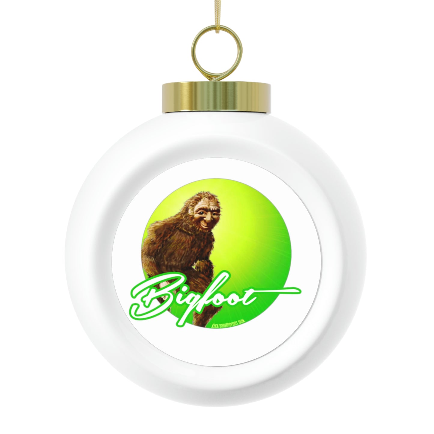 Ceramic Bigfoot Ornament