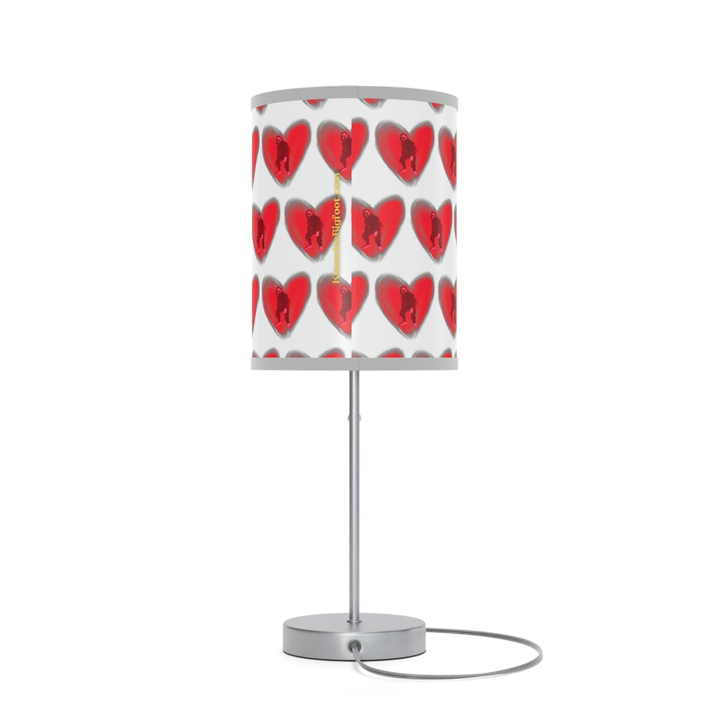 Bigfoot in My Heart Lamp on a Stand