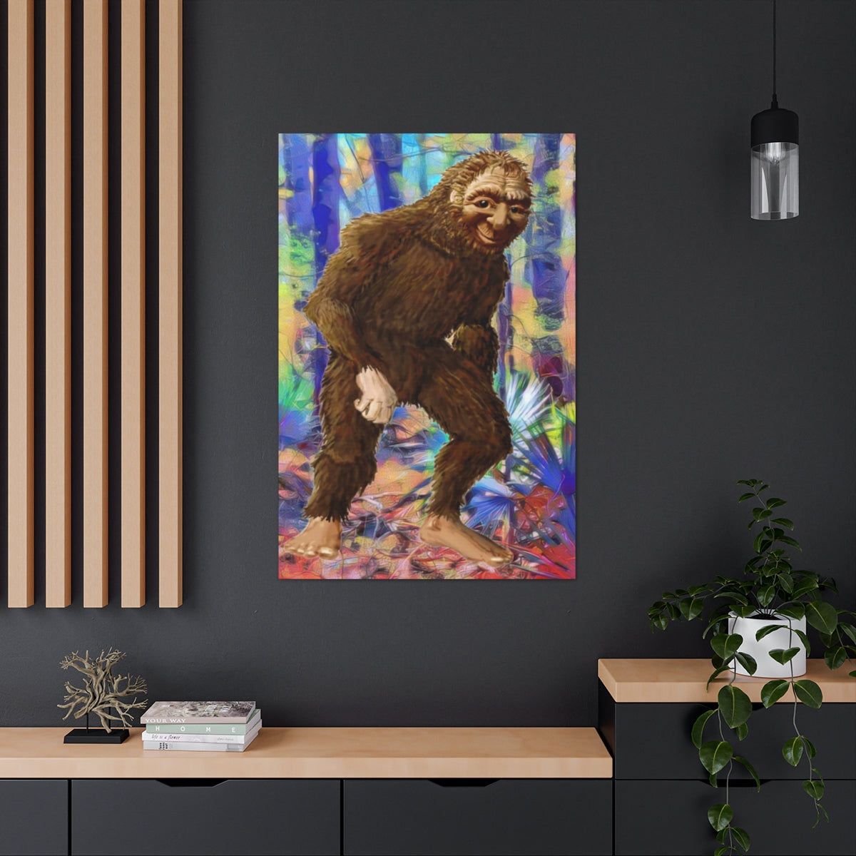 Vertical Kisatchie Bigfoot Canvas