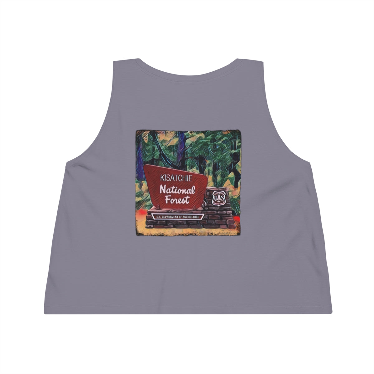 Women's Kisatchie Dancer Cropped Tank Top