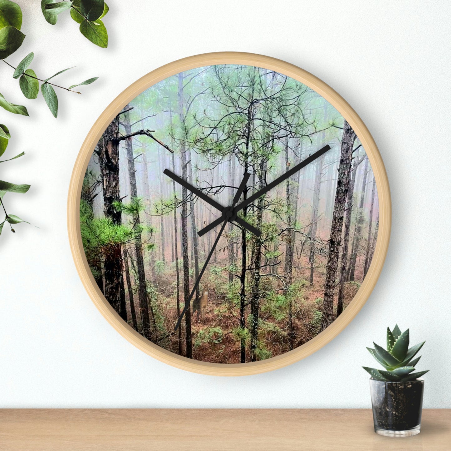 Foggy Kisatchie Wall Clocks