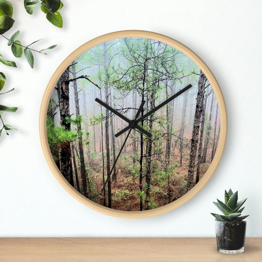 Foggy Kisatchie Wall Clocks