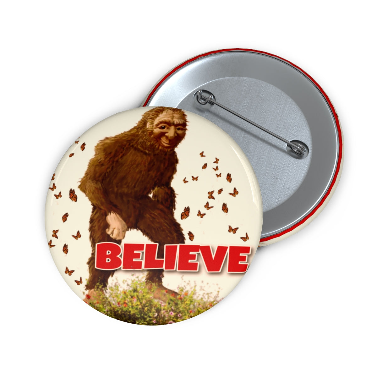 Bigfoot Believe Buttons