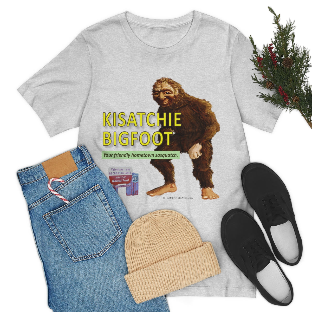 Unisex Kisatchie Bigfoot Jersey Tee