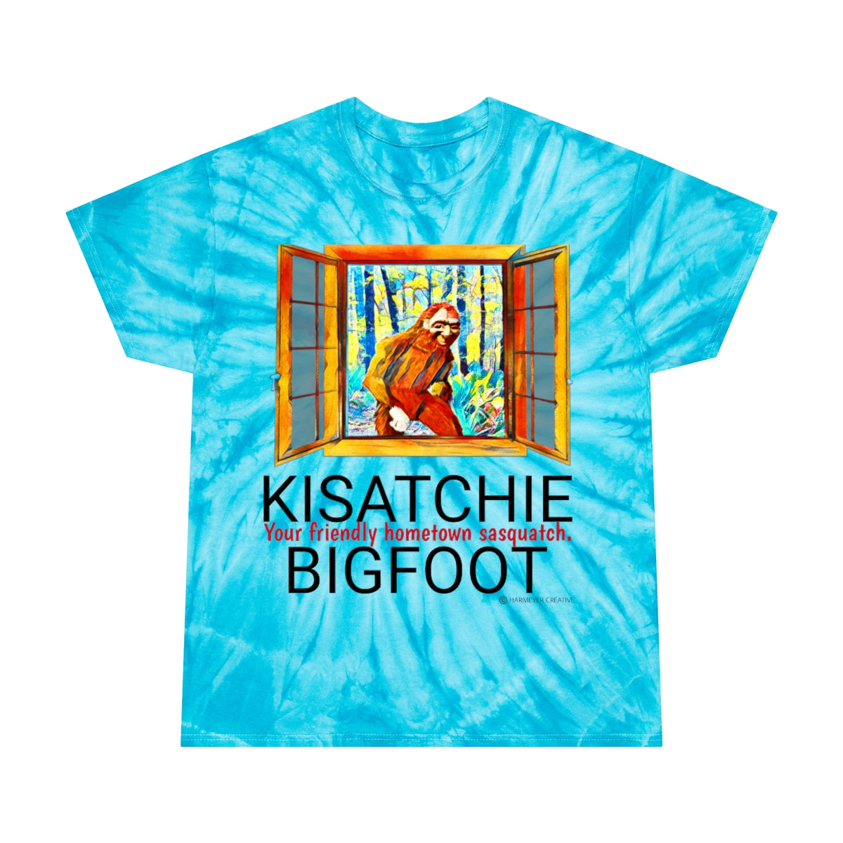 Unisex Kisatchie Bigfoot Tie-Dye Tee