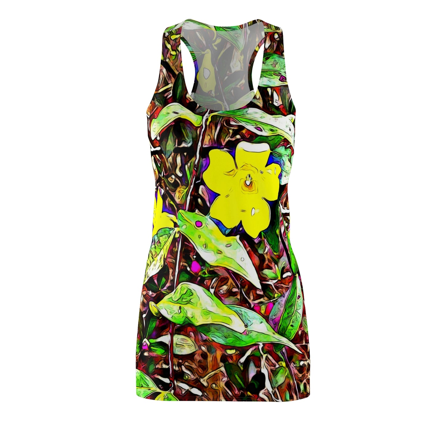 Yellow Jessamine Racerback Dress