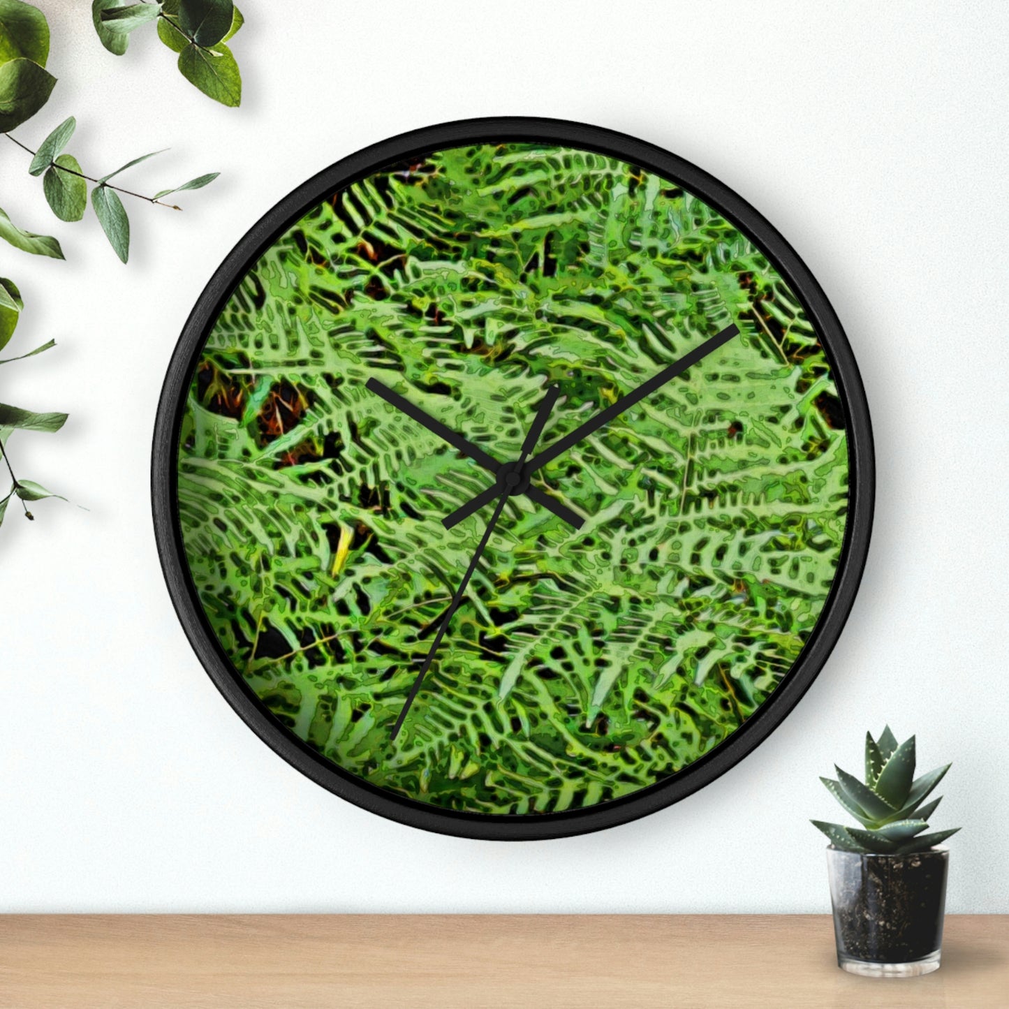 Kisatchie Fern Wall Clocks