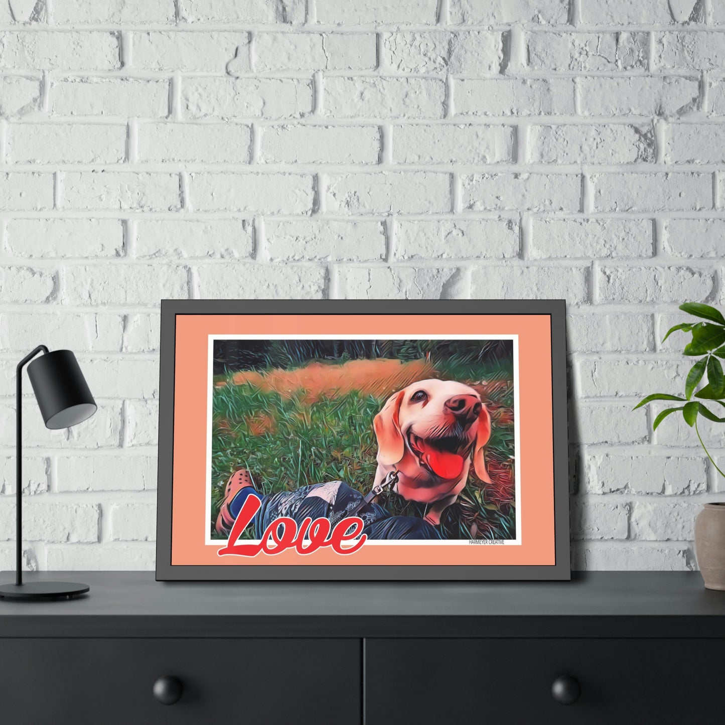 Framed Love Print