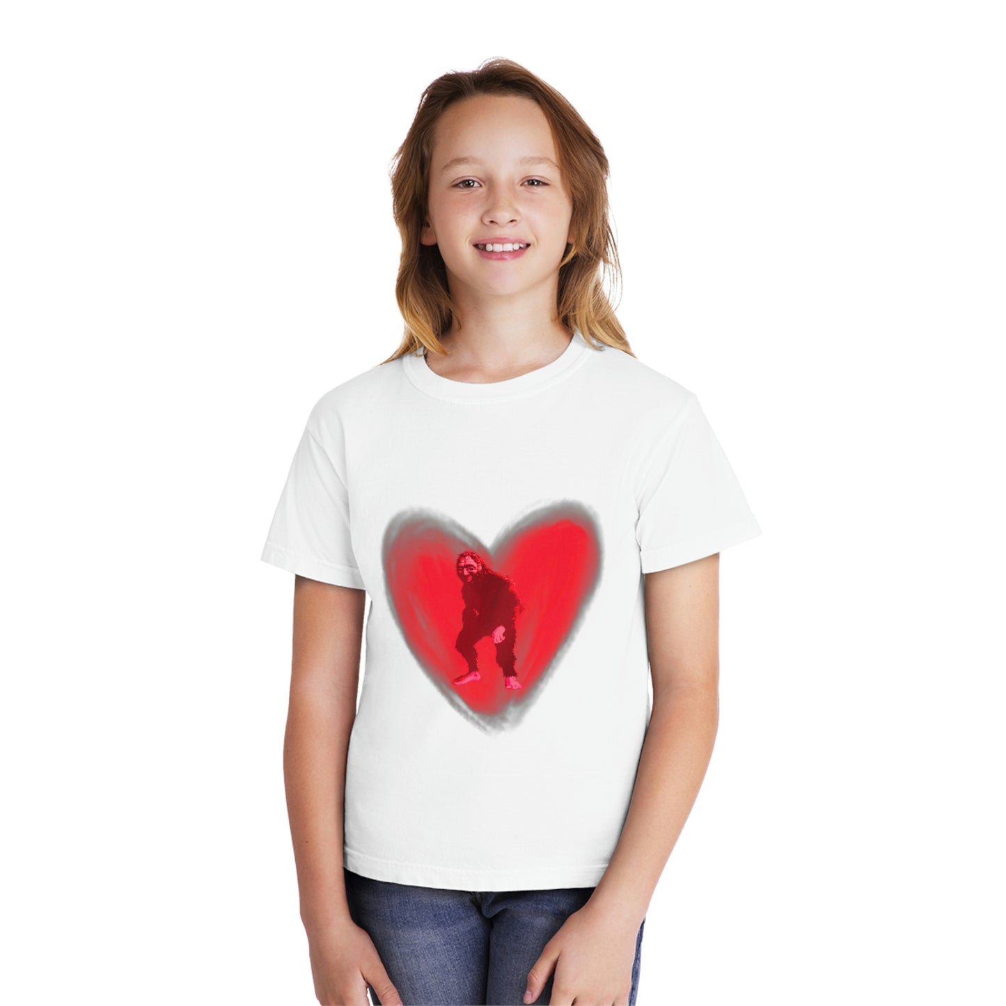 Youth Bigfoot in My Heart Tee