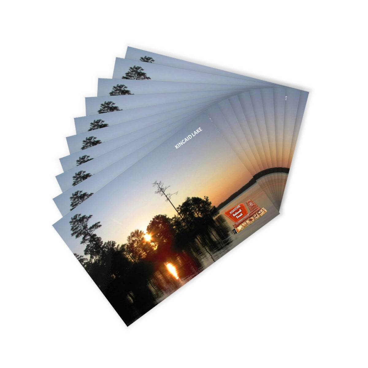 Kincaid Lake Sunset Postcards (10pcs)