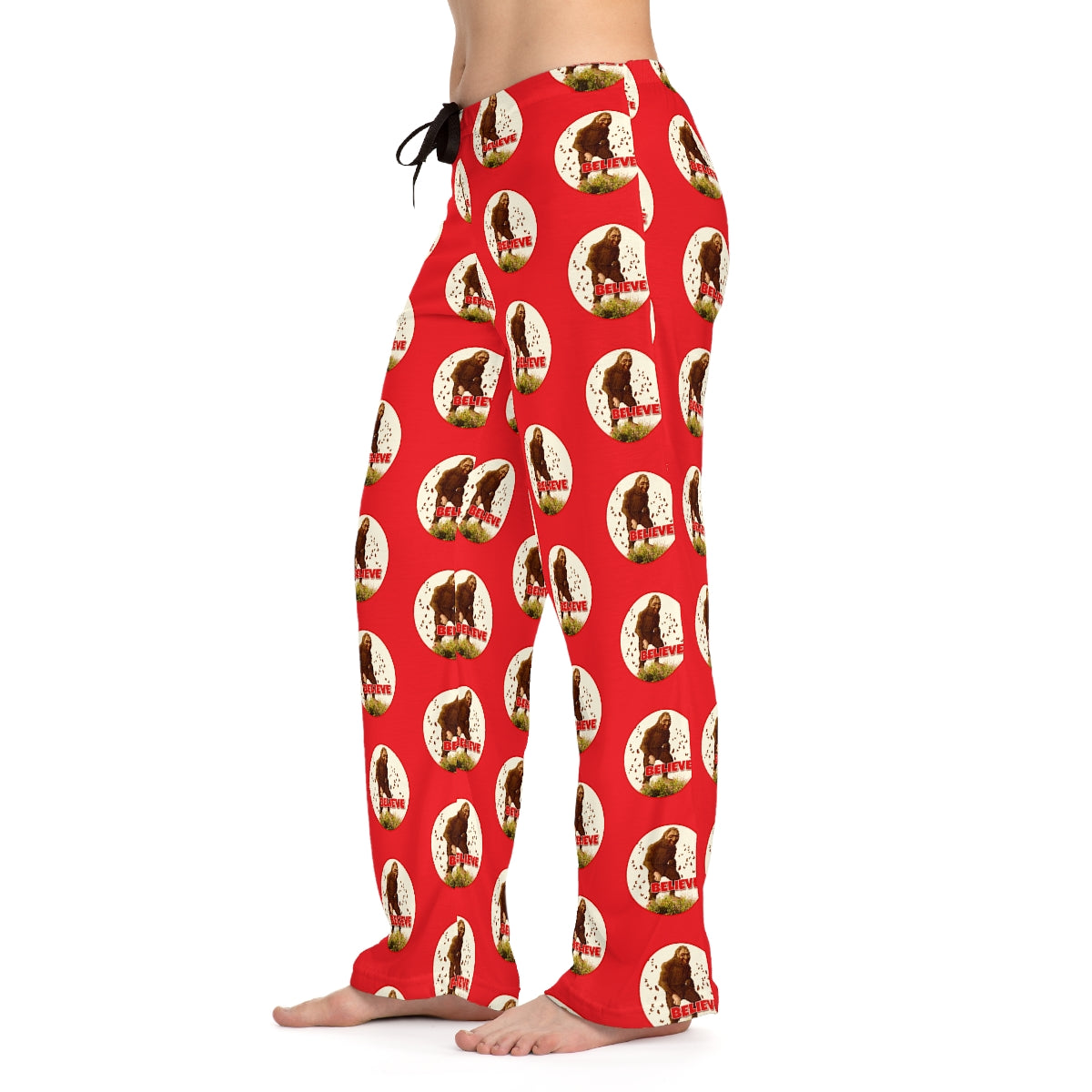 Women's Bigfoot Believe Pajama Pants