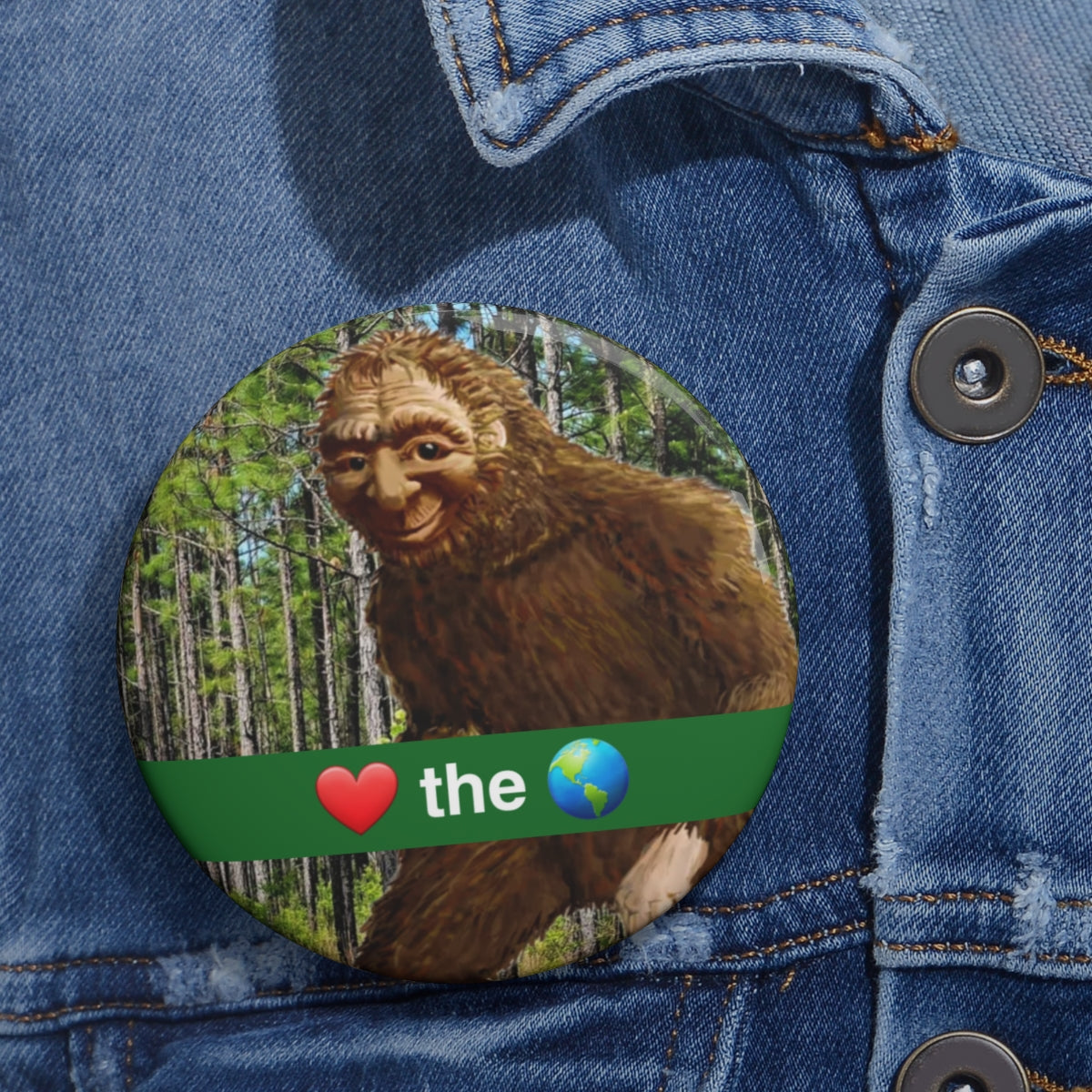 Bigfoot Pin Buttons