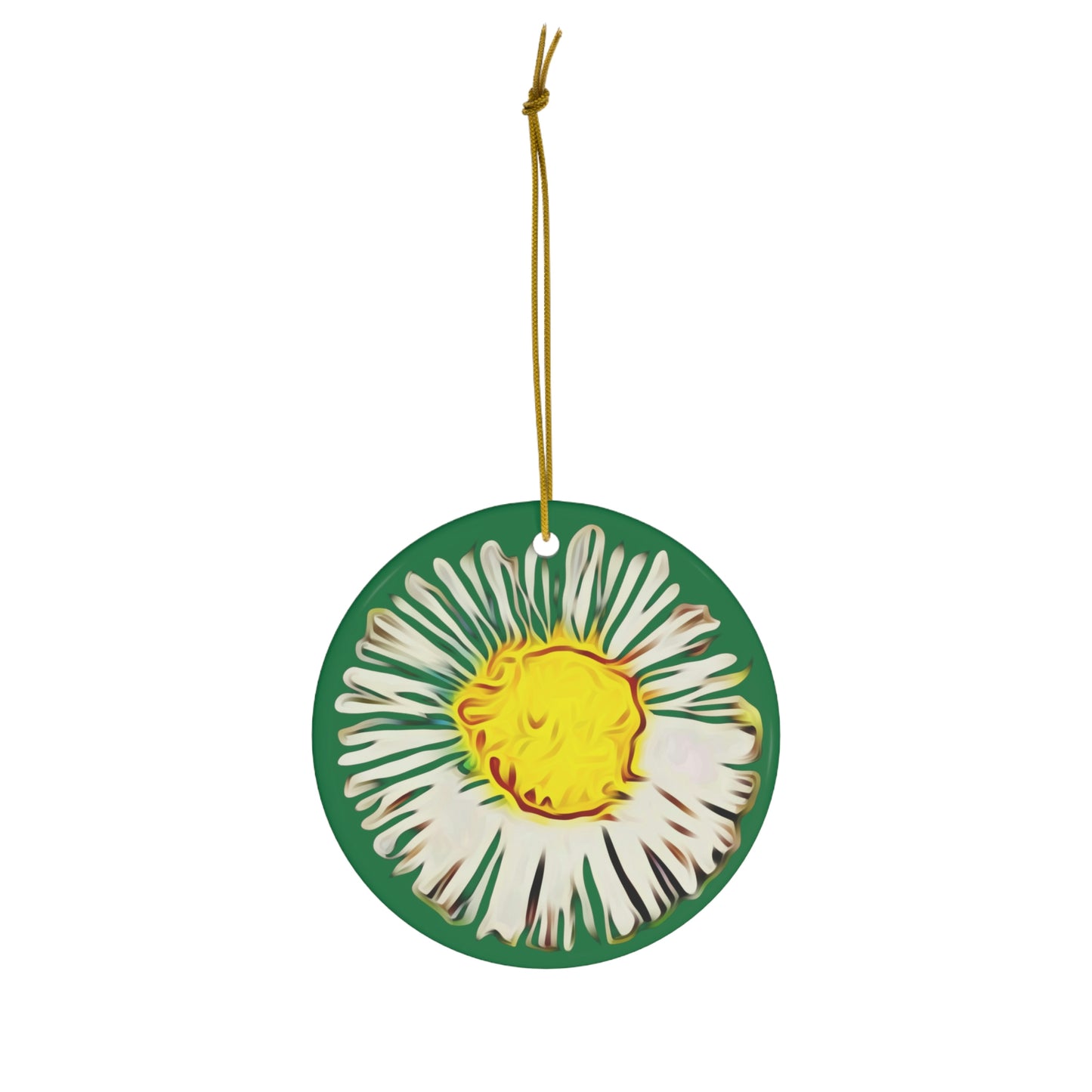 Ceramic Kisatchie Wildflower Ornament