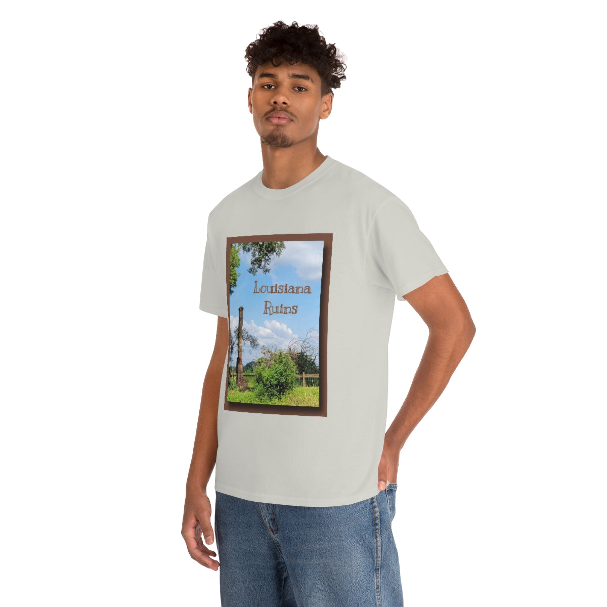 Louisiana Ruins Heavy Cotton Tee