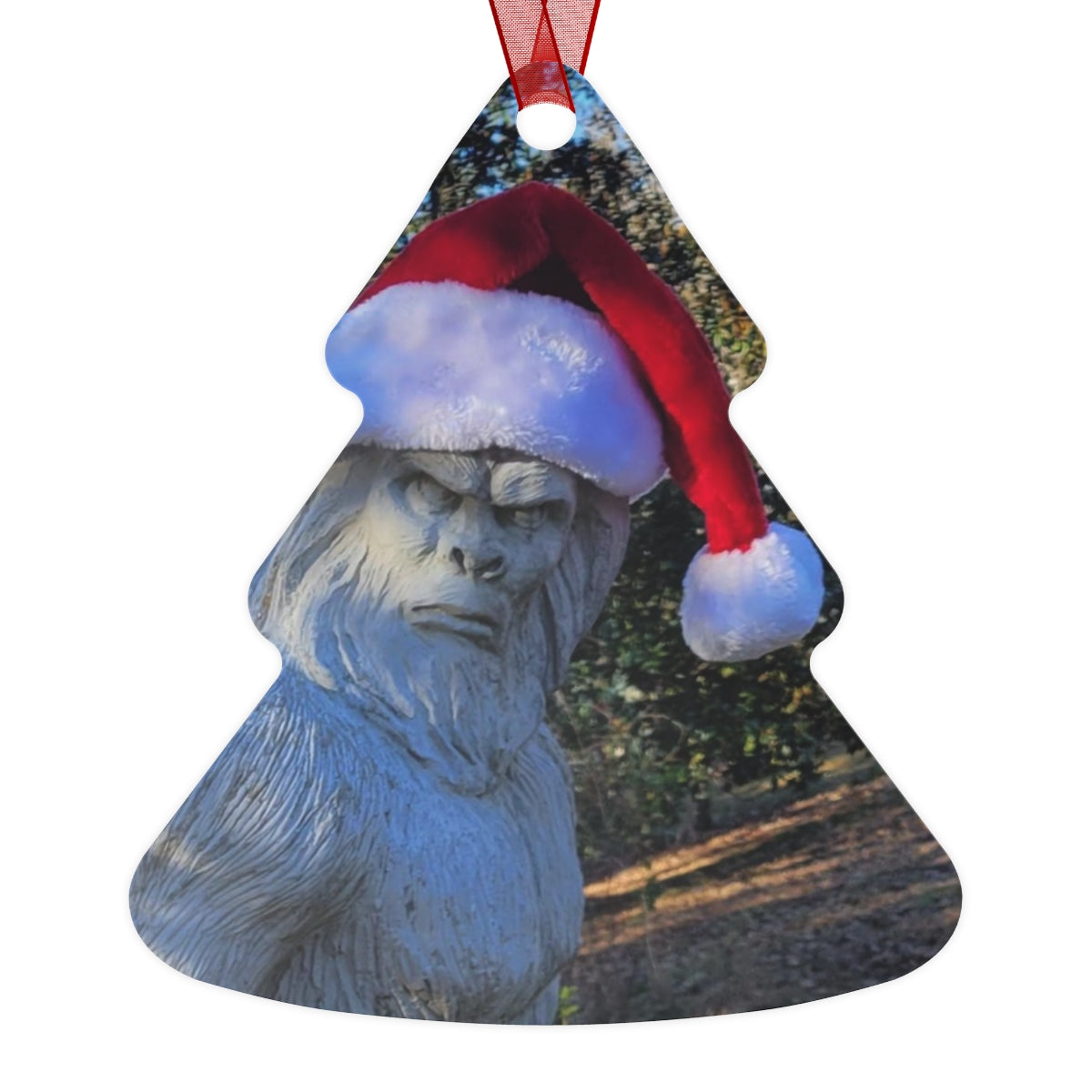 Metal Bigfoot Ornaments