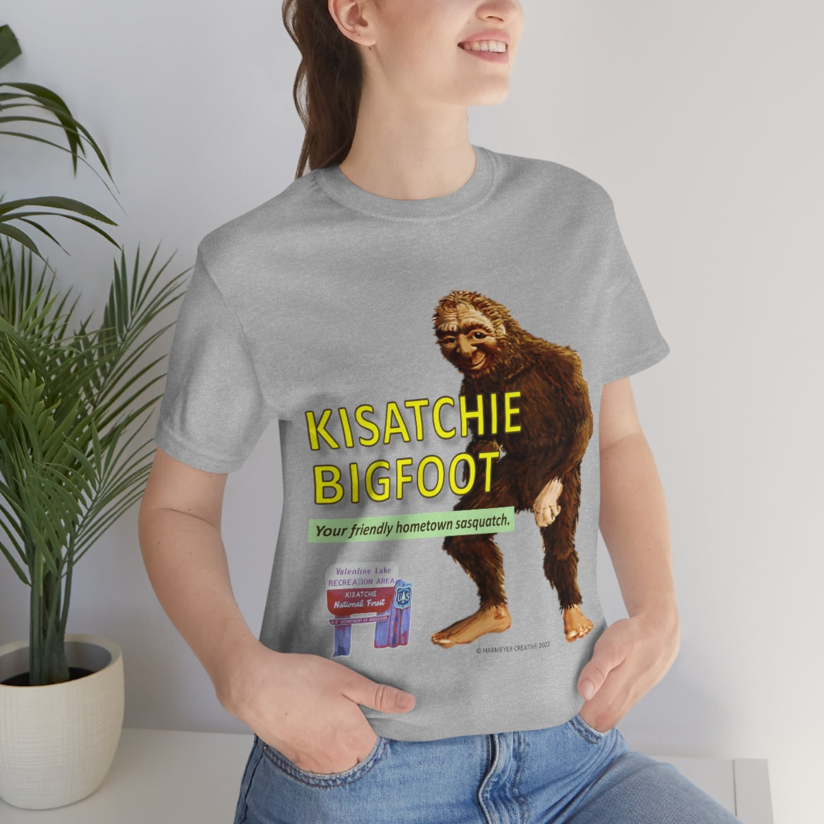 Unisex Kisatchie Bigfoot Jersey Tee