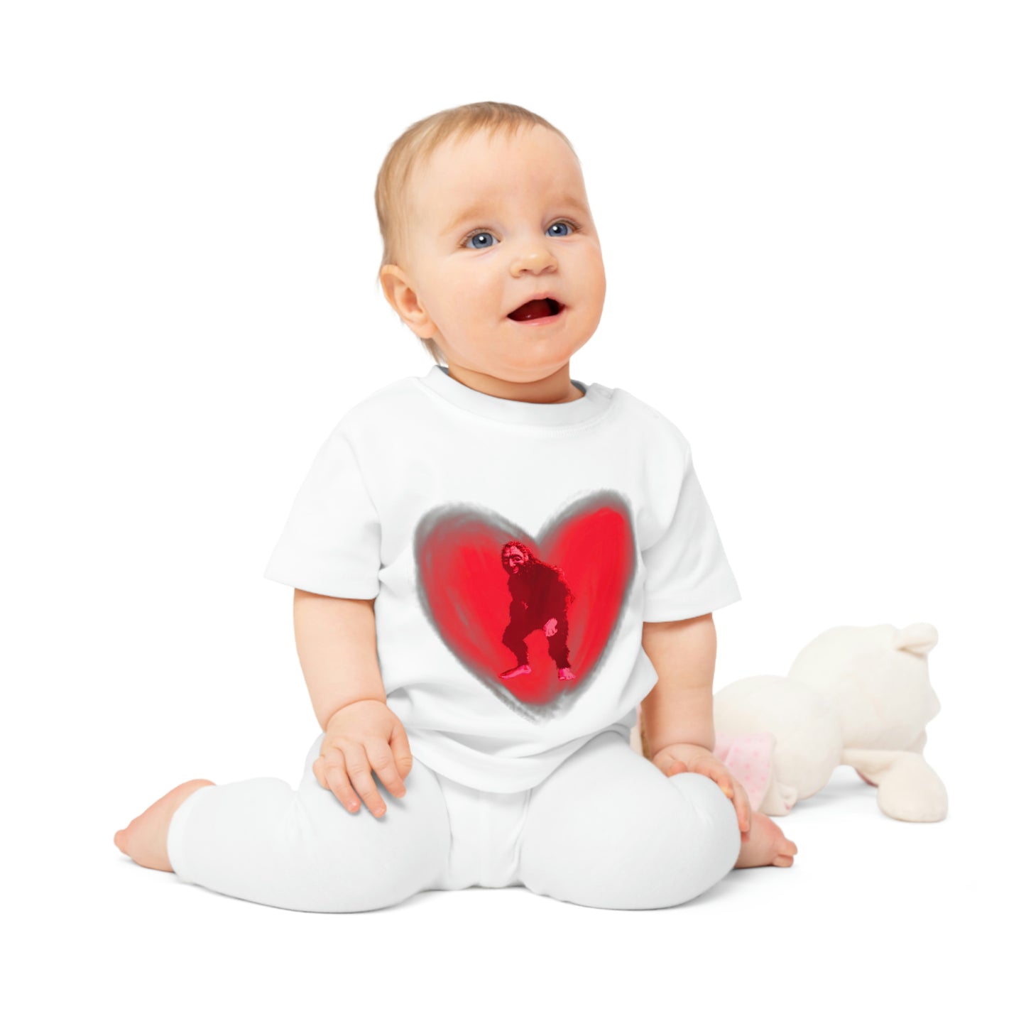 Bigfoot in My Heart Baby T-Shirt