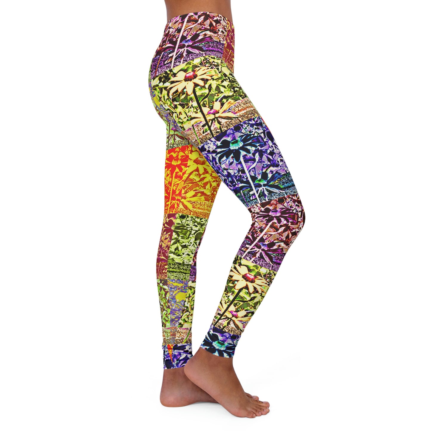 Women's Kisatchie Daisies Spandex Leggings