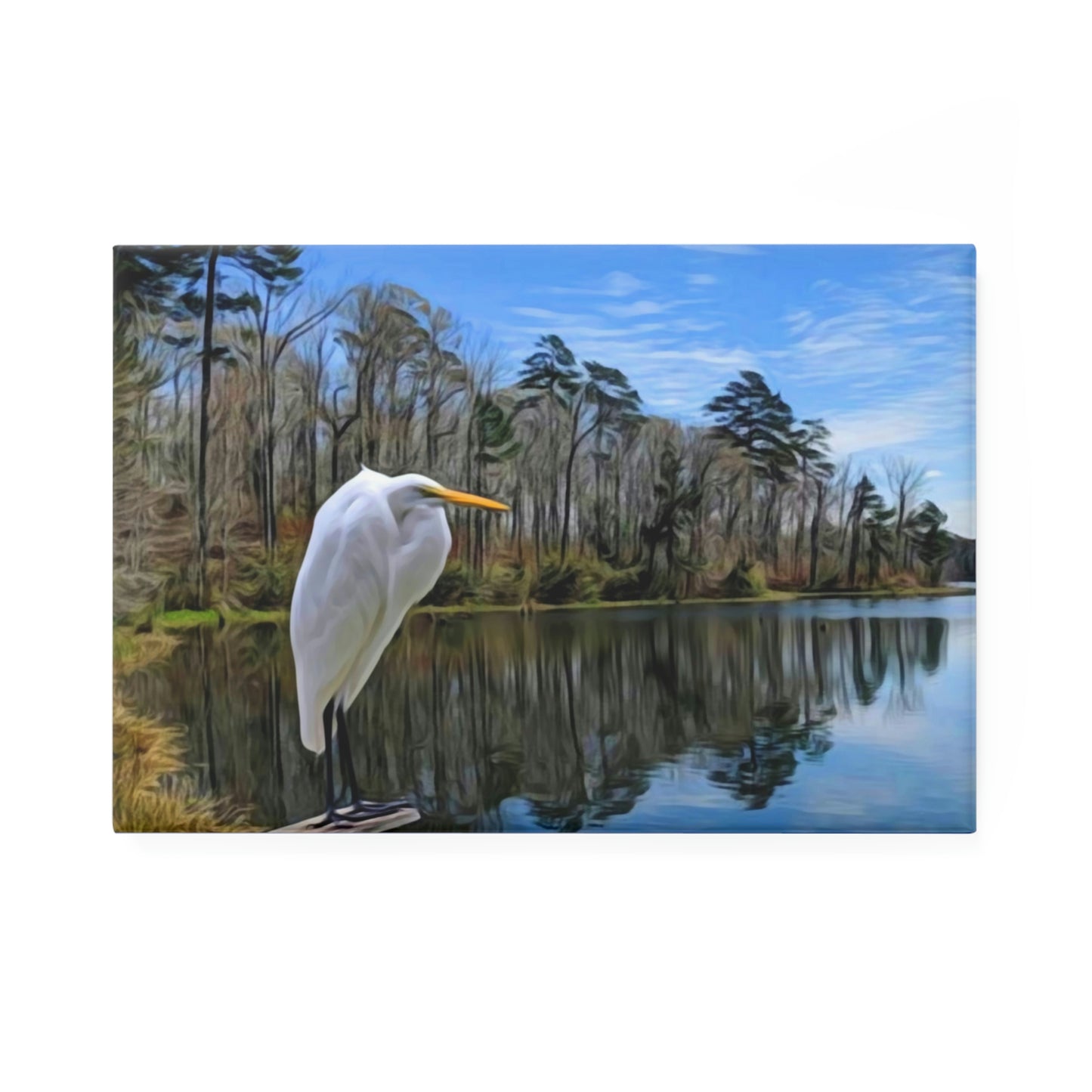 Egret at Valentine Lake Magnets