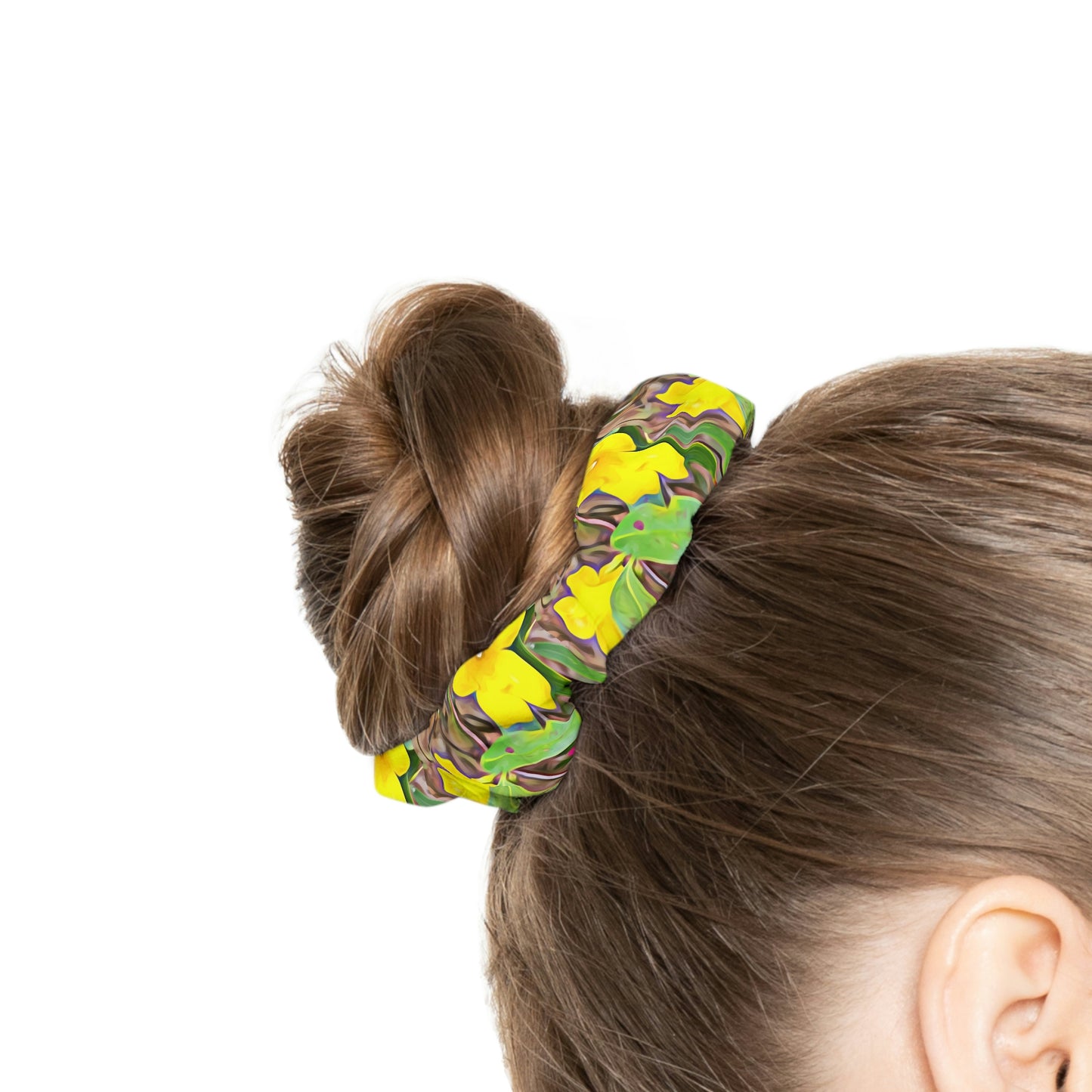 Yellow Jessamine Scrunchie