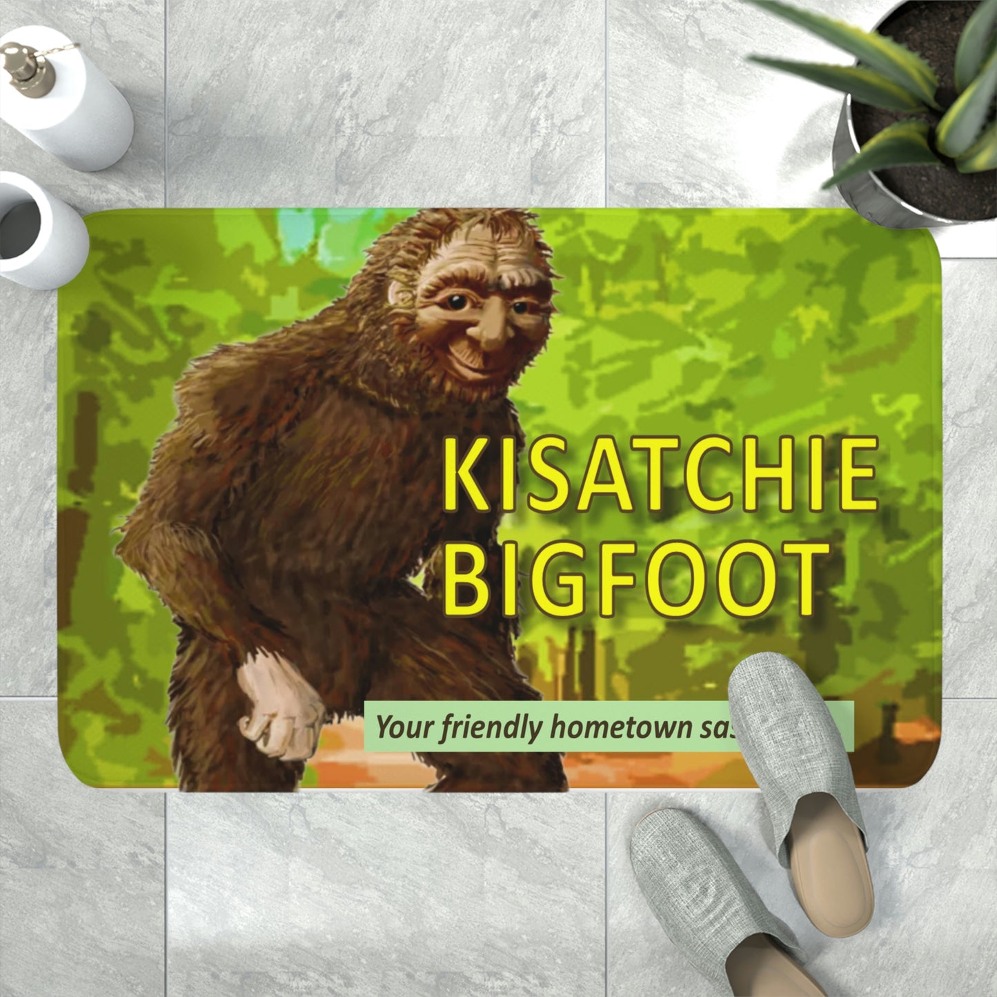 Kisatchie Bigfoot Memory Foam Bath Mat