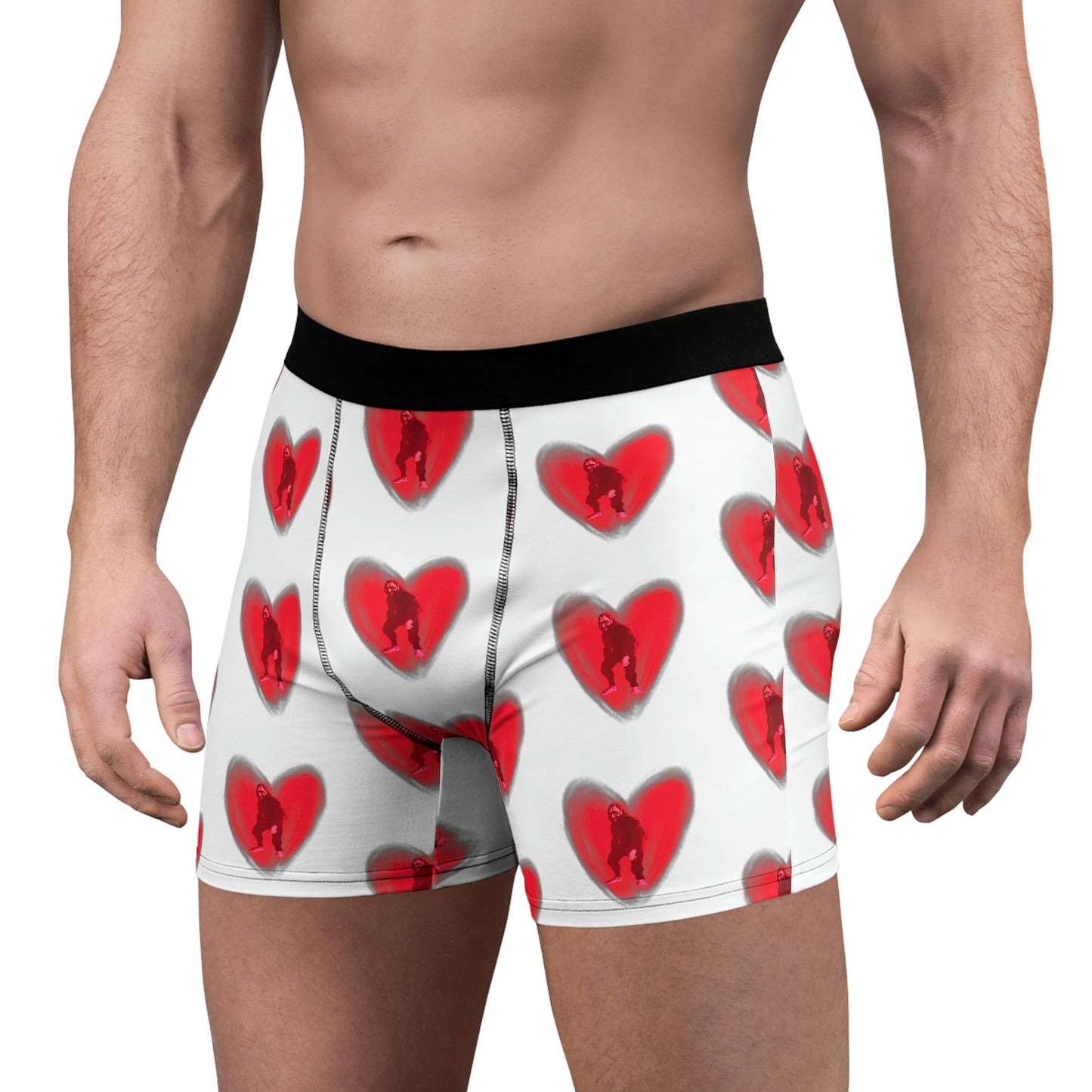 Men's Bigfoot in My Heart Boxer Briefs