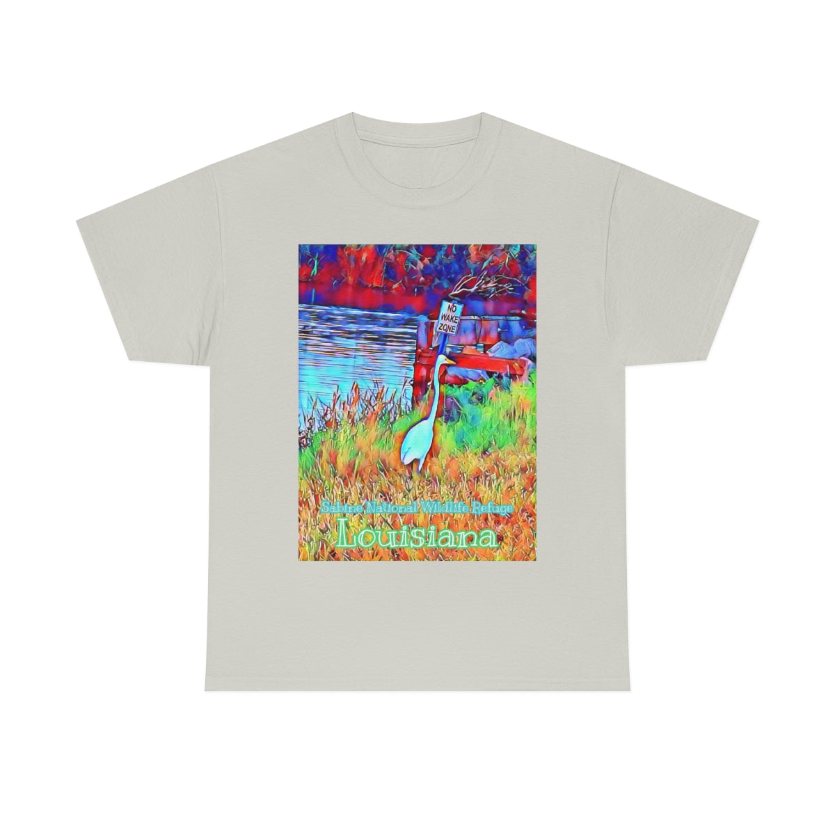 Unisex Louisiana Egret Heavy Cotton Tee